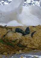 Nasi Bakar Jamur Bumbu Kare