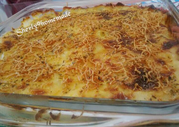 resep Super Cheezy Macaroni Schotel