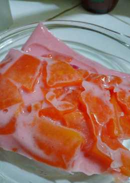 [Inspirasi Kudapan Sehat Buka Puasa/Sahur] Puding Bantal Pepaya