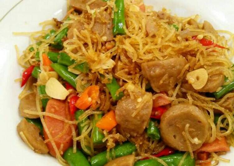 gambar untuk resep Tumis soun buncis sosis bakso