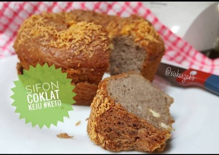 Resep Sifon Cokelat Keju #Keto Karya Siska Kurniaprima Szabo