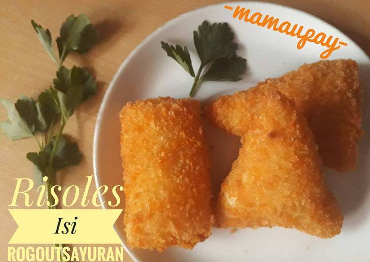 gambar untuk resep makanan Risoles isi Rogout Sayuran #PR_Risolesdkk