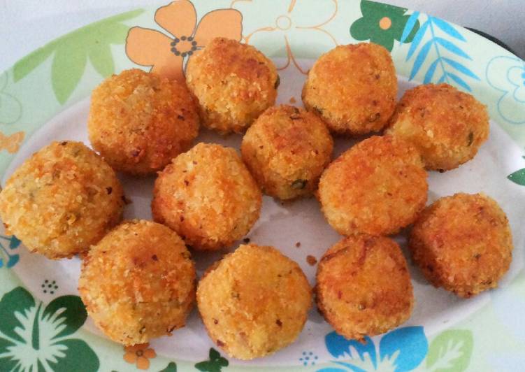 gambar untuk resep makanan Kroket kentang isi sayur dan ayam