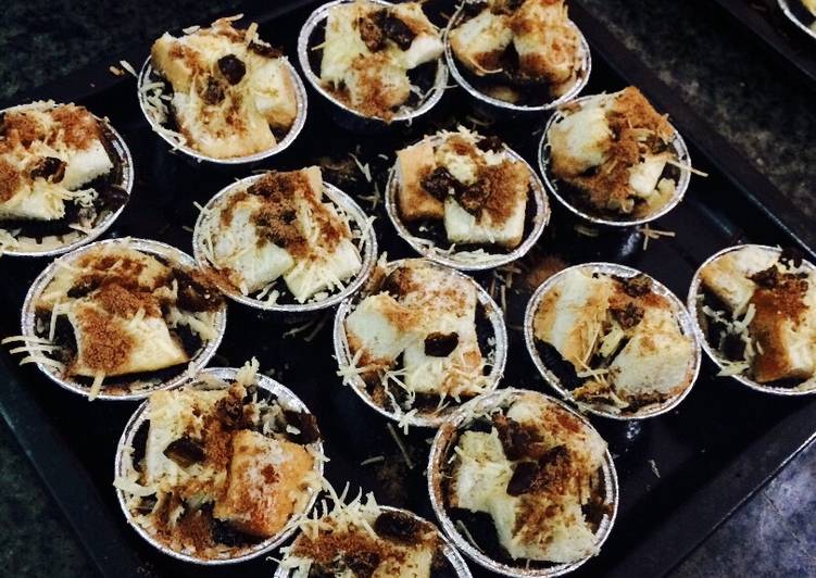 Resep Bread Pudding Oreo cheese Karya Aesya Amandha