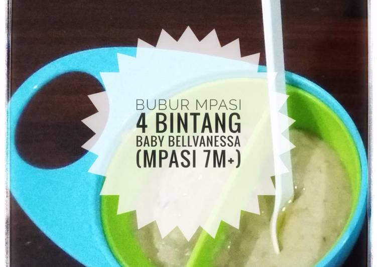 cara membuat Bubur Oatmeal + Beef + Vegetables + Kaldu + Cheese + EVOO (MPASI 4 Bintang Baby Bellvanessa 7m+)