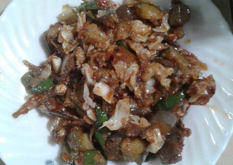 Resep Sambal goreng T2K (teri terong kubis)