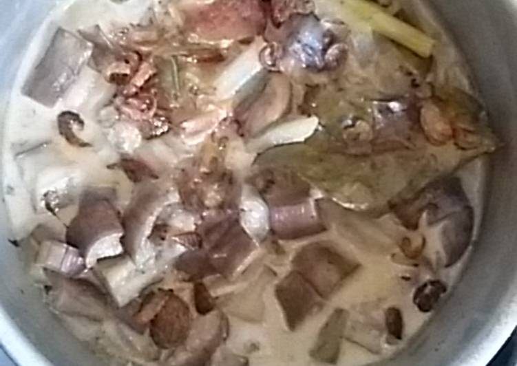 resep makanan Sayur lodeh bumbu iris