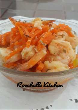 Butter Prawn with Carrot