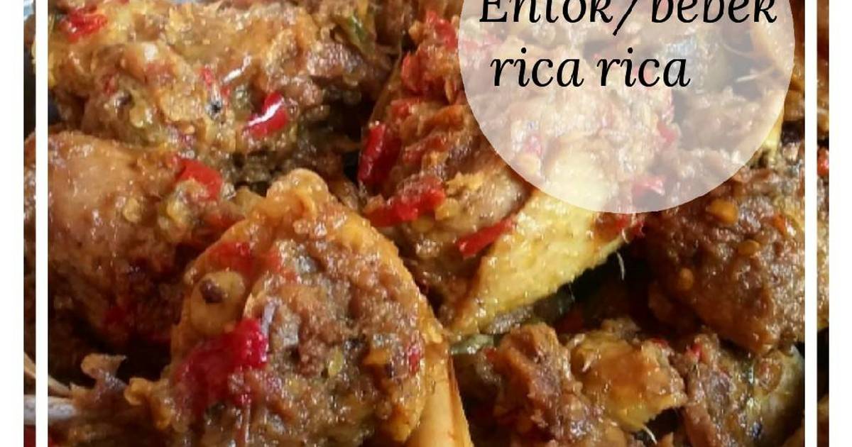 14 resep rica entok enak dan sederhana - Cookpad