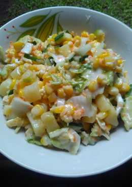 Salad sayur ala2 aku