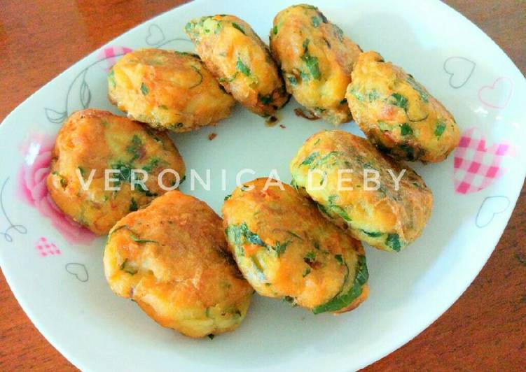 Resep Perkedel Sayur Bayam oleh Veronica's kitchen - Cookpad