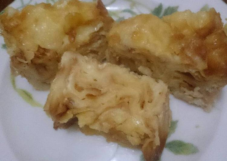 cara membuat Puding Malkist Kukus