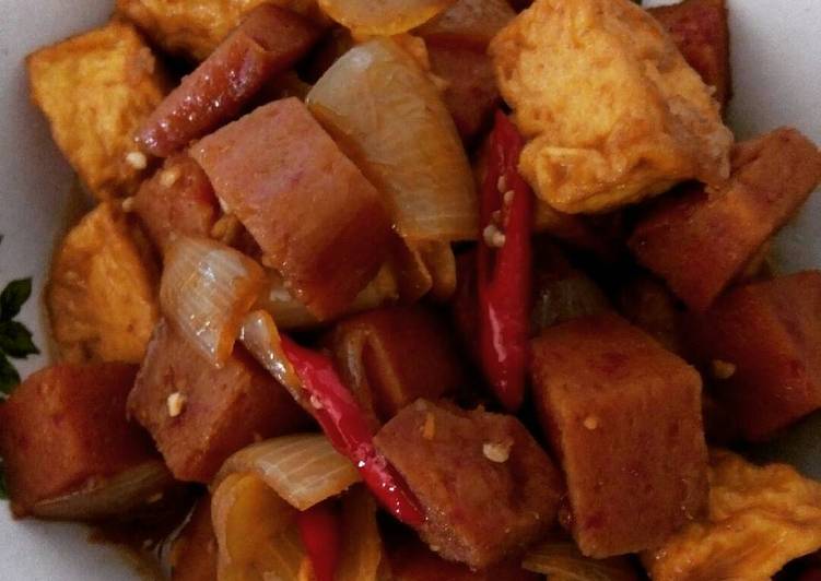 bahan dan cara membuat Maling Masak Tahu Kecap