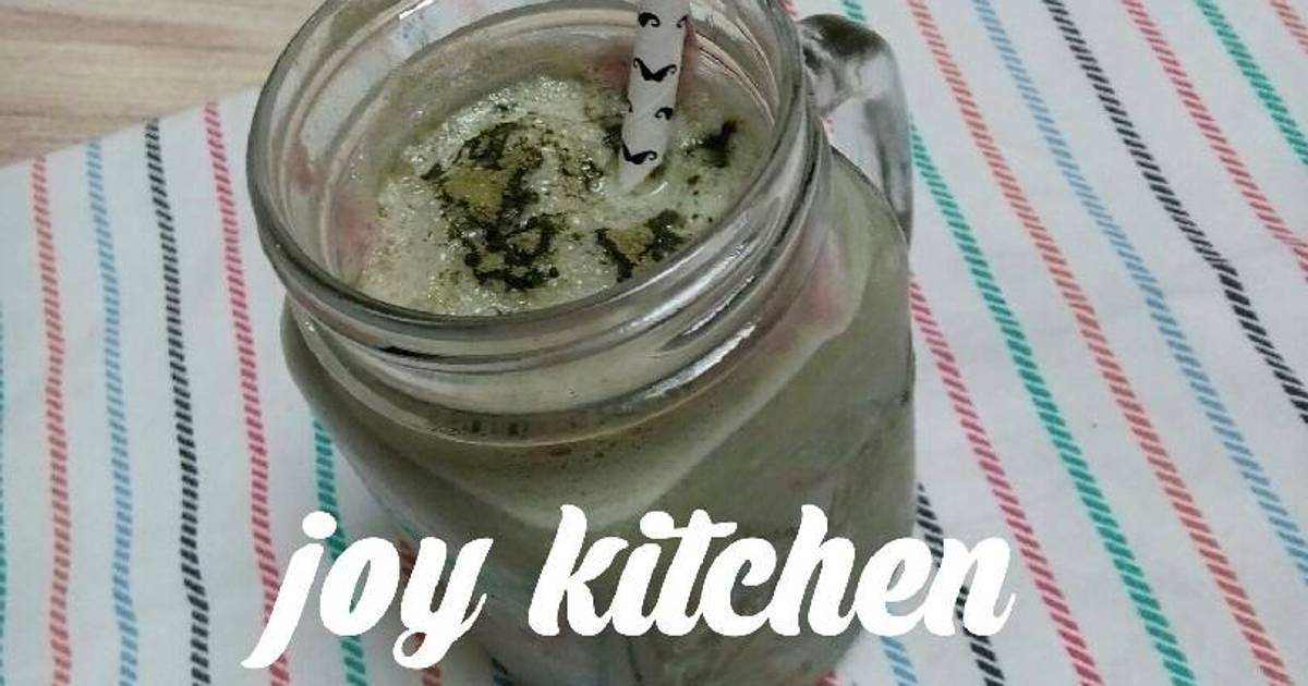 Resep green tea milkshake