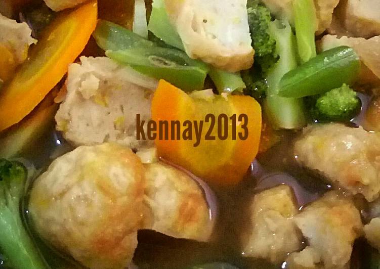 resep lengkap untuk CapCay Goreng ala bunda KenNay