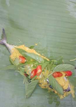 Pepes ikan kembung daun kemangi