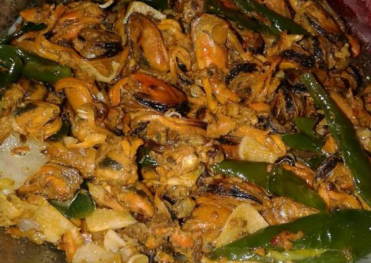 resep masakan Tumis kerang cabe ijo