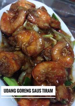 Udang Goreng Saus Tiram