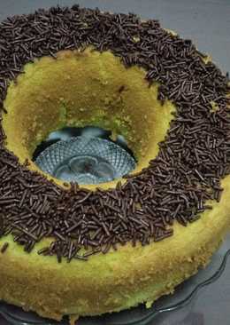 Bolu pandan ceres coklat