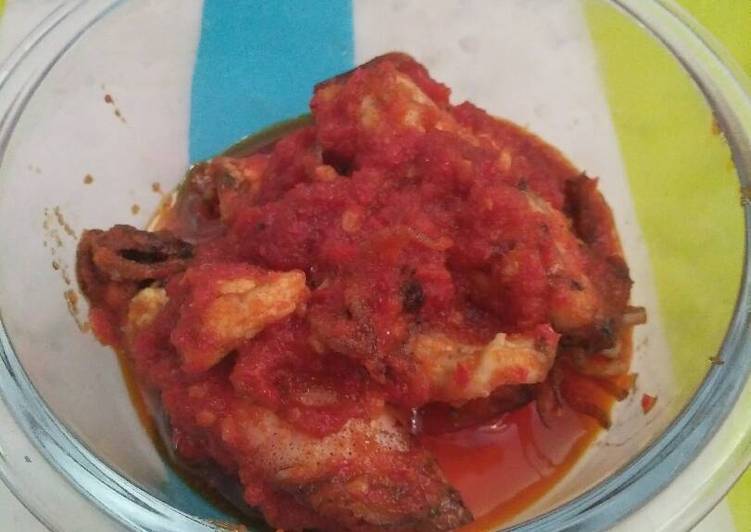 cara membuat Sambel goreng cumi isi tahu & telur