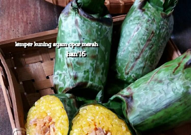 gambar untuk resep makanan Lemper kuning Ayam Opor Merah