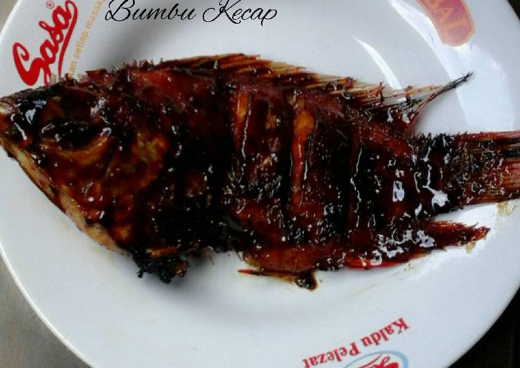 bahan dan cara membuat Ikan Nila bakar bumbu kecap