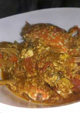 Rajungan kuah saus pedas manis
