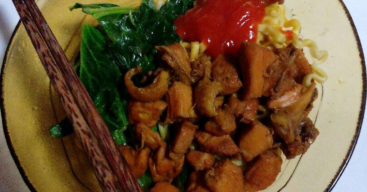 Resep Mie Ayam Sederhana oleh Thin Dewi Sopiah  Cookpad