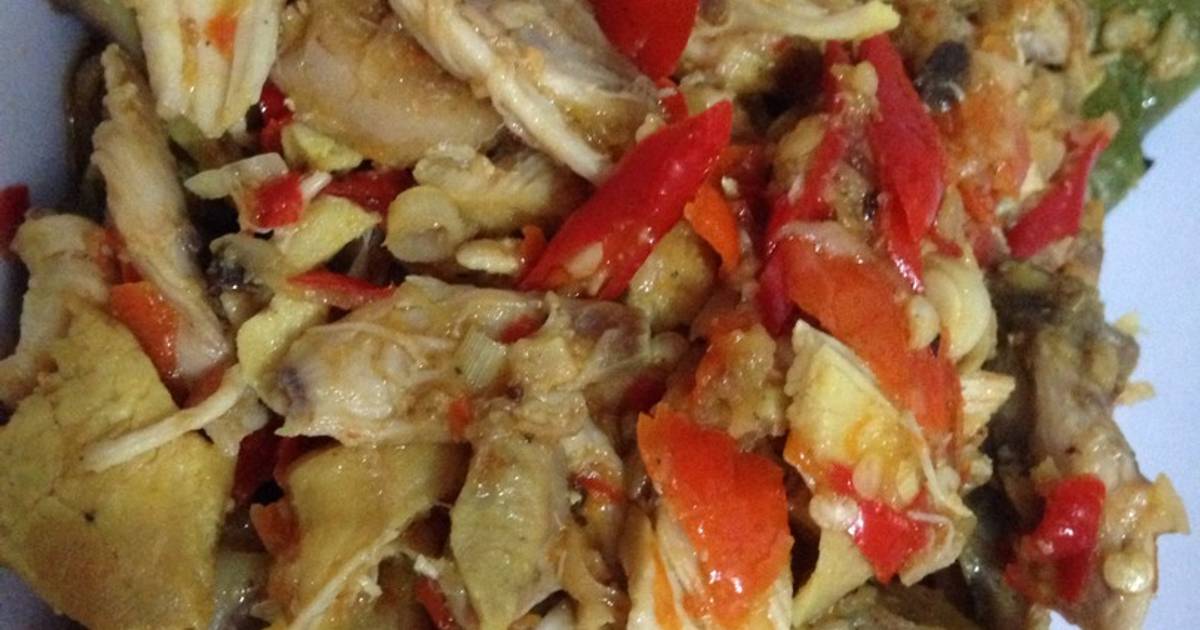 Resep Ayam Suwir Pedas ala vera