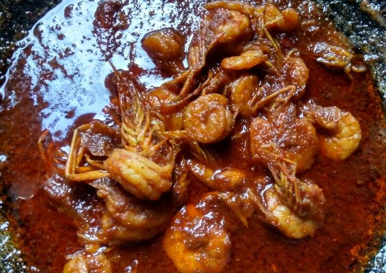 Resep Udang masak habang #Bikinramadhanberkesan Karya Amanina_Mutaharah