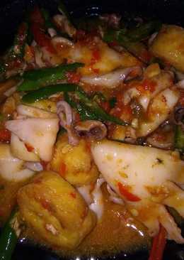 Sambel cumi tofu