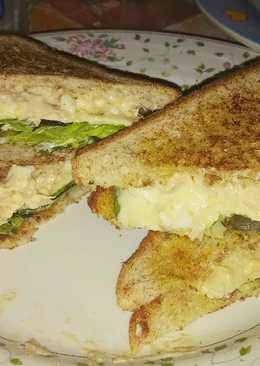 Tuna Egg Cheese Sandwich