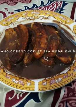 Pisang goreng coklat ala Ummu Khubaib