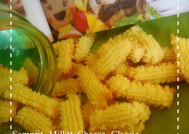 gambar untuk cara membuat Semprit Milky Cheese Classic