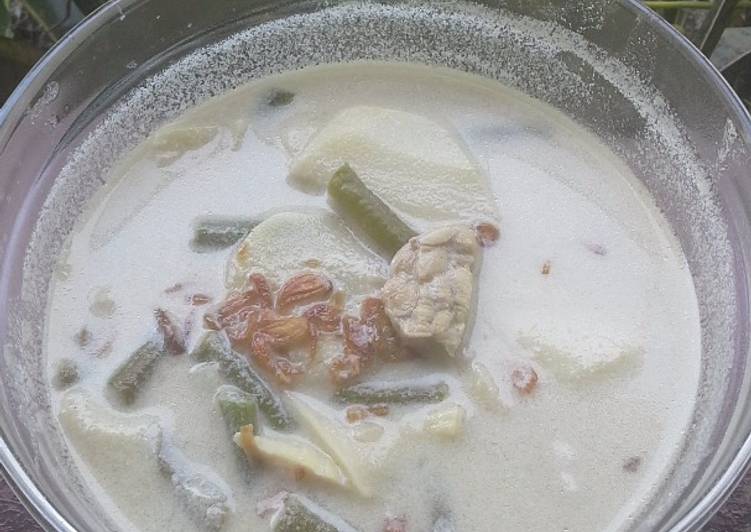 Resep Lodeh rebung kacang panjang Oleh Ika Lufhaj'