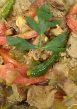 Kothok/bothok ati ampela dengan belimbing wuluh