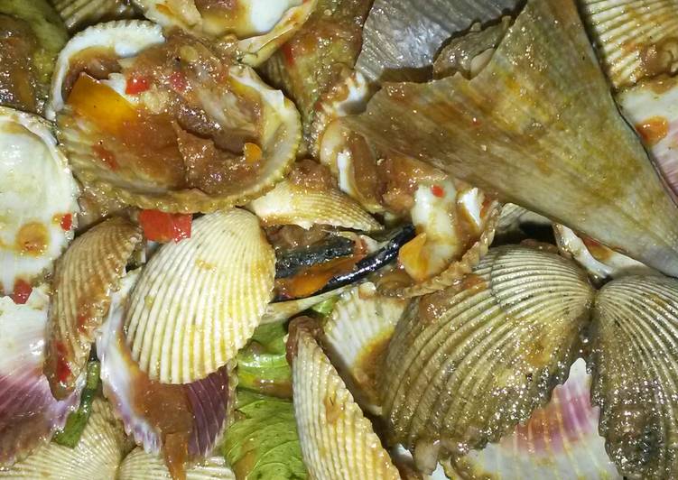 cara membuat Tumis kerang pedas manis