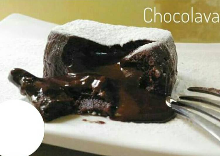 resep masakan Chocolava Uhuyy ????