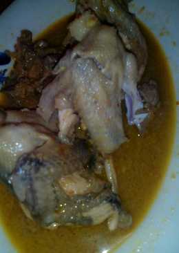 Gulai Ayam kampung (Kalio Ayam) so simpel