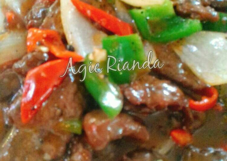 Resep Sapi lada hitam