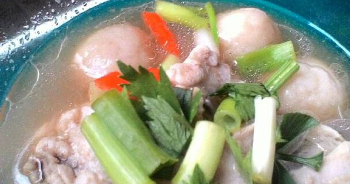 Resep Cilok ayam kuah seger ala Isti Susanto