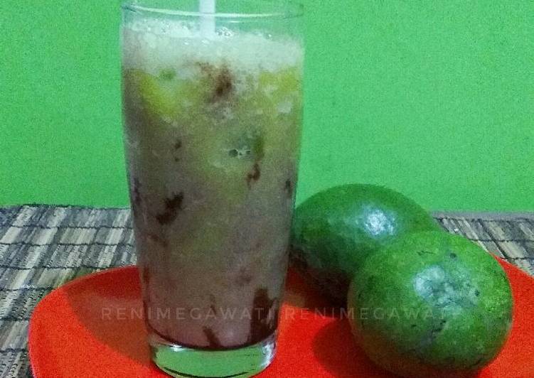 gambar untuk cara membuat Jus Alpucho (Alpukat Choco) #PR_RecookMinumanDingin