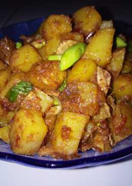 Sambal goreng kentang pete