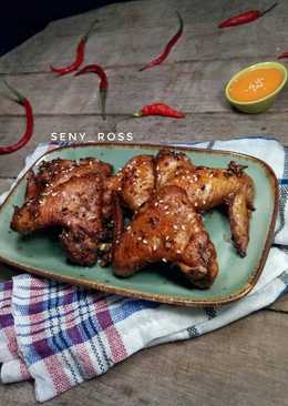 Garlic Chicken wings simple+ gurih