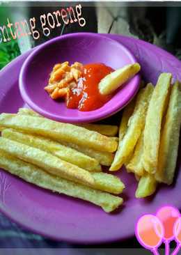 Kentang goreng home made (3 bahan)