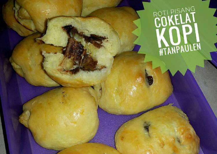 gambar untuk cara membuat Roti Pisang Cokelat Kopi #tanpaulen