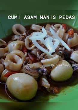 Cumi asam manis pedas