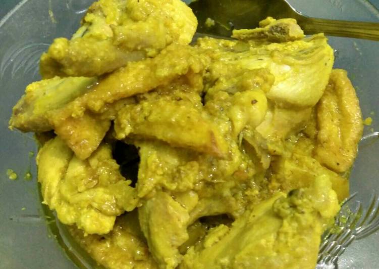 resep Kari ayam no santan