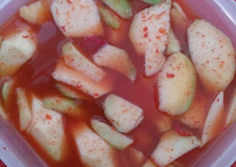 resep lengkap untuk Asinan buah... segeeer