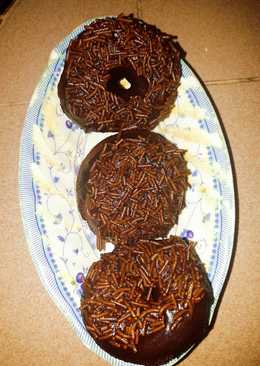 Donat simple tanpa telur, enak ðlembut di dalam krispi diluar